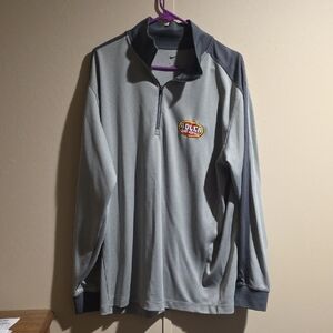 Nike Gray and Dark Gray Pullover with Logo